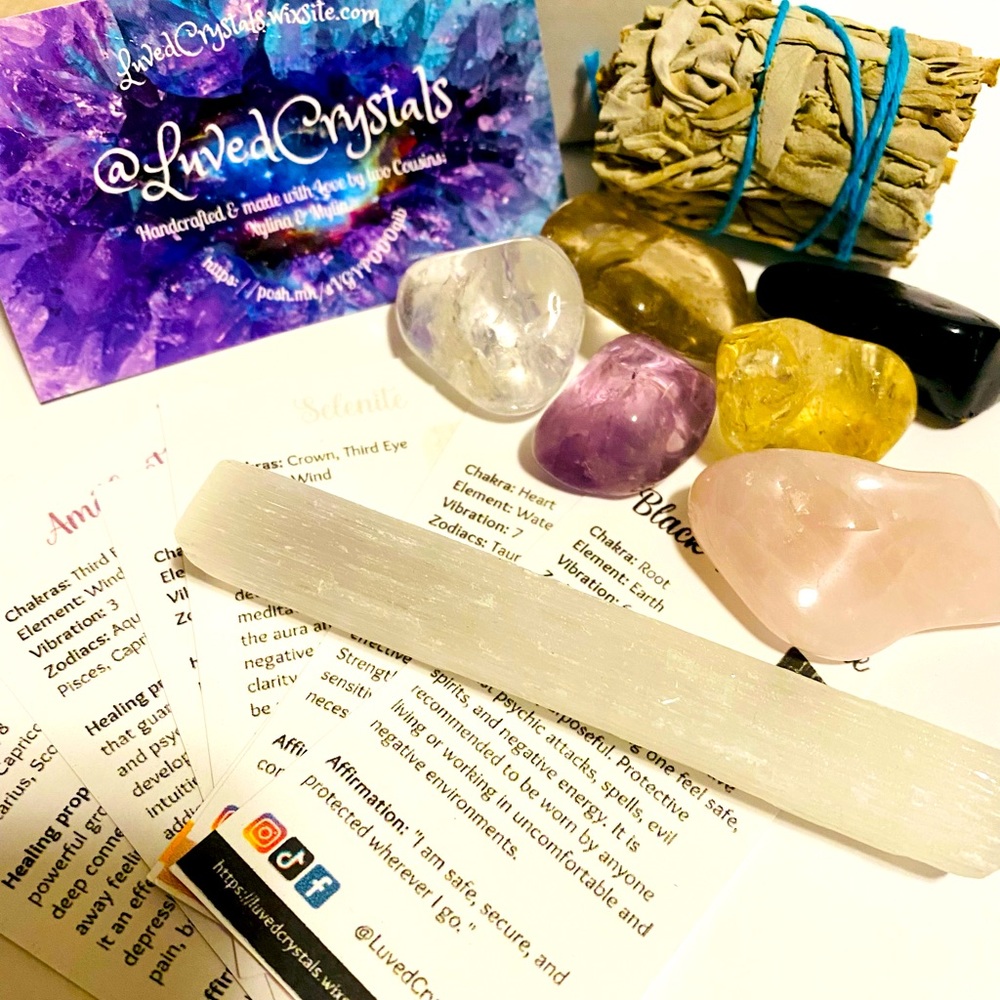 LuvedCrystals Beginners Healing Crystal Kit🎀